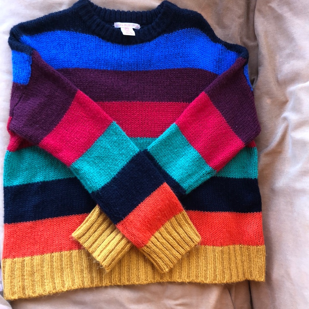 Urban Outfitters Stripped Acrylic Sweater